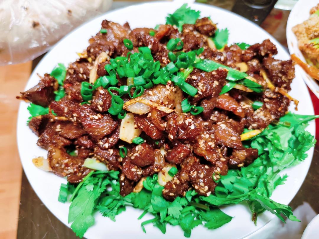 吃不到膻味的比烧烤更好吃的孜然羊肉🐏