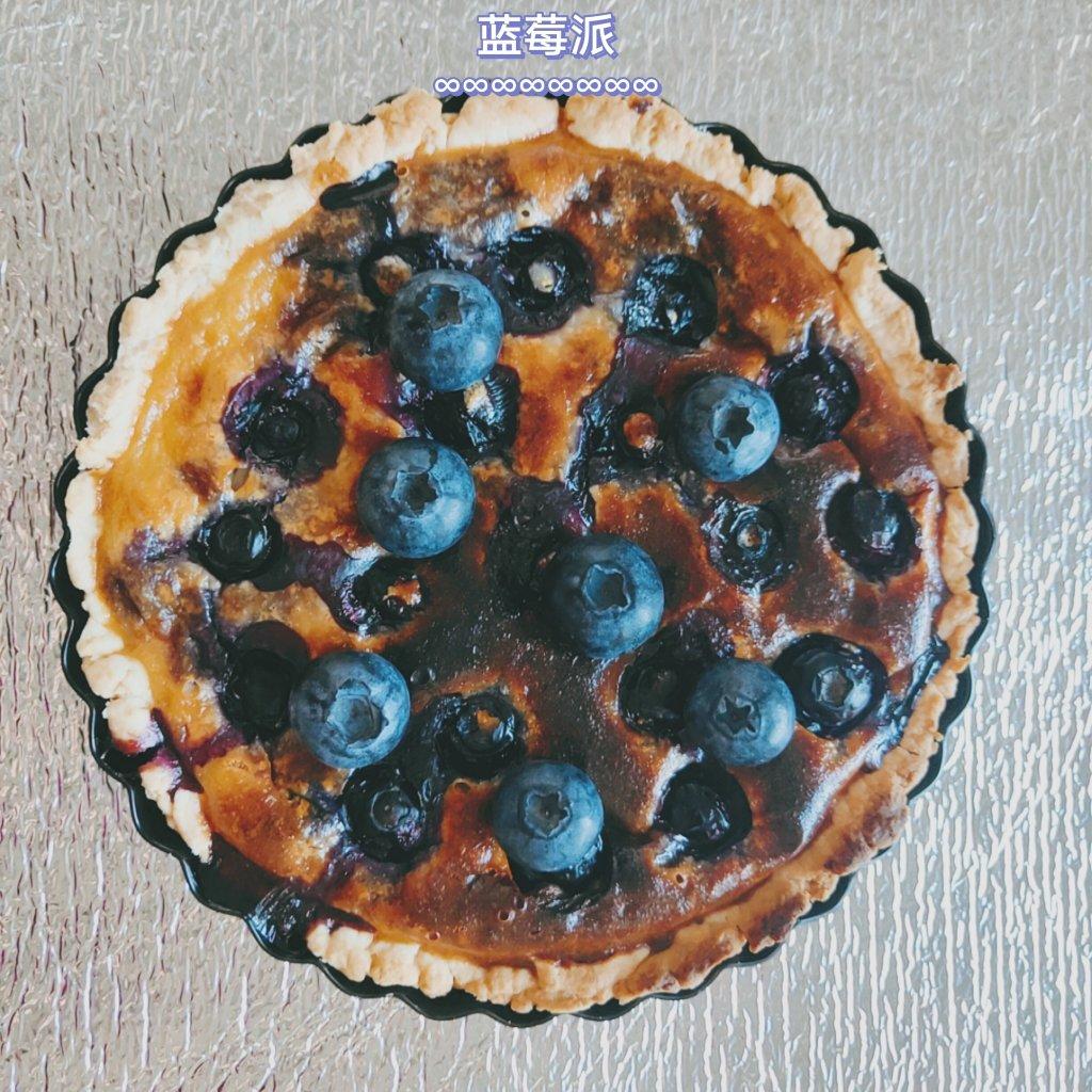 好吃到飞起🔥爆浆蓝莓奶油奶酪派