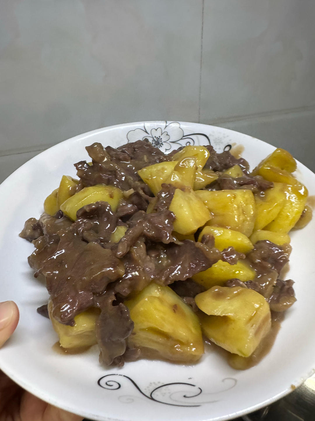 特开胃牛肉炒菠萝