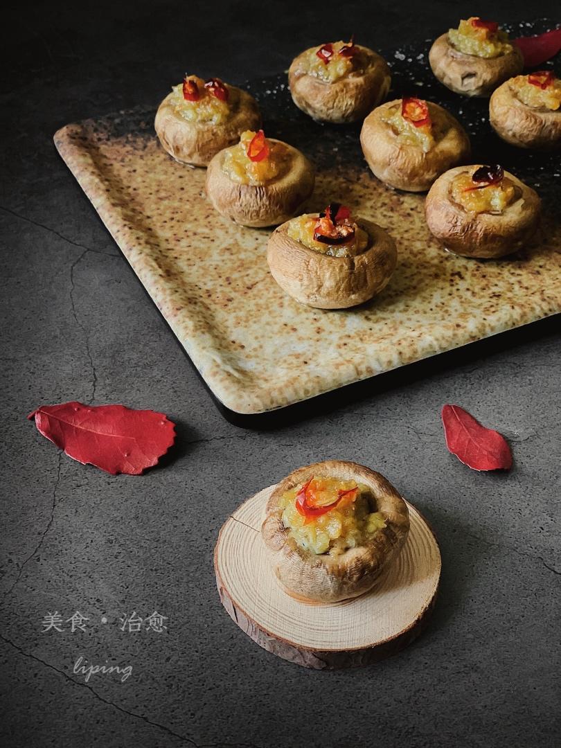 蒜蓉烤蘑菇，零失败！超级鲜美