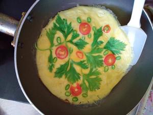 幸福像花儿一样----芹菜蛋饼的做法 步骤7