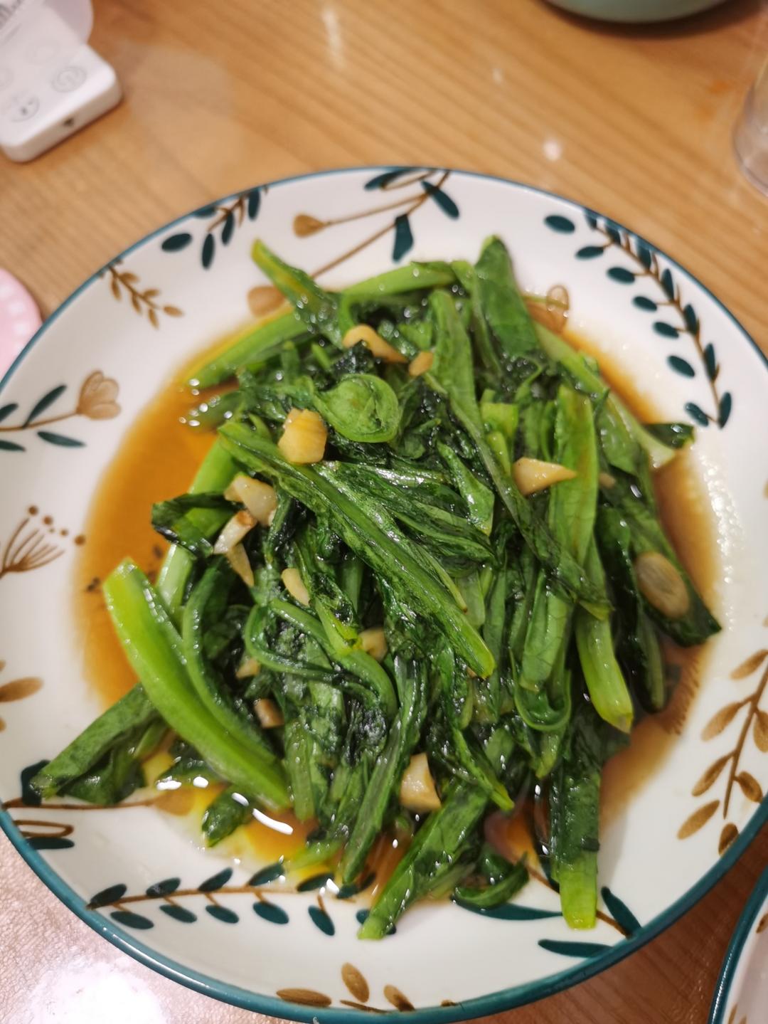 蒜蓉油麦菜（蚝油）