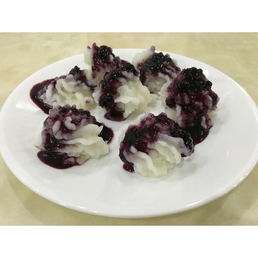 蓝莓山药泥