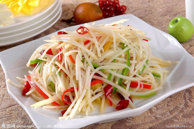 青椒土豆丝