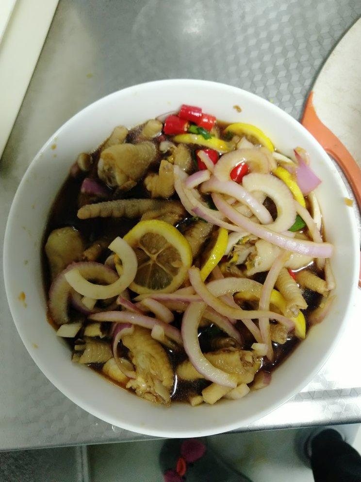 🍋柠檬百香果🌶️酸辣网红鸡爪