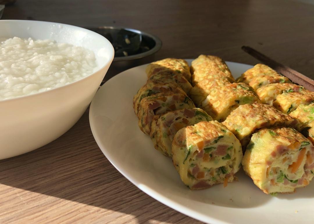 好吃好做的早餐鸡蛋卷