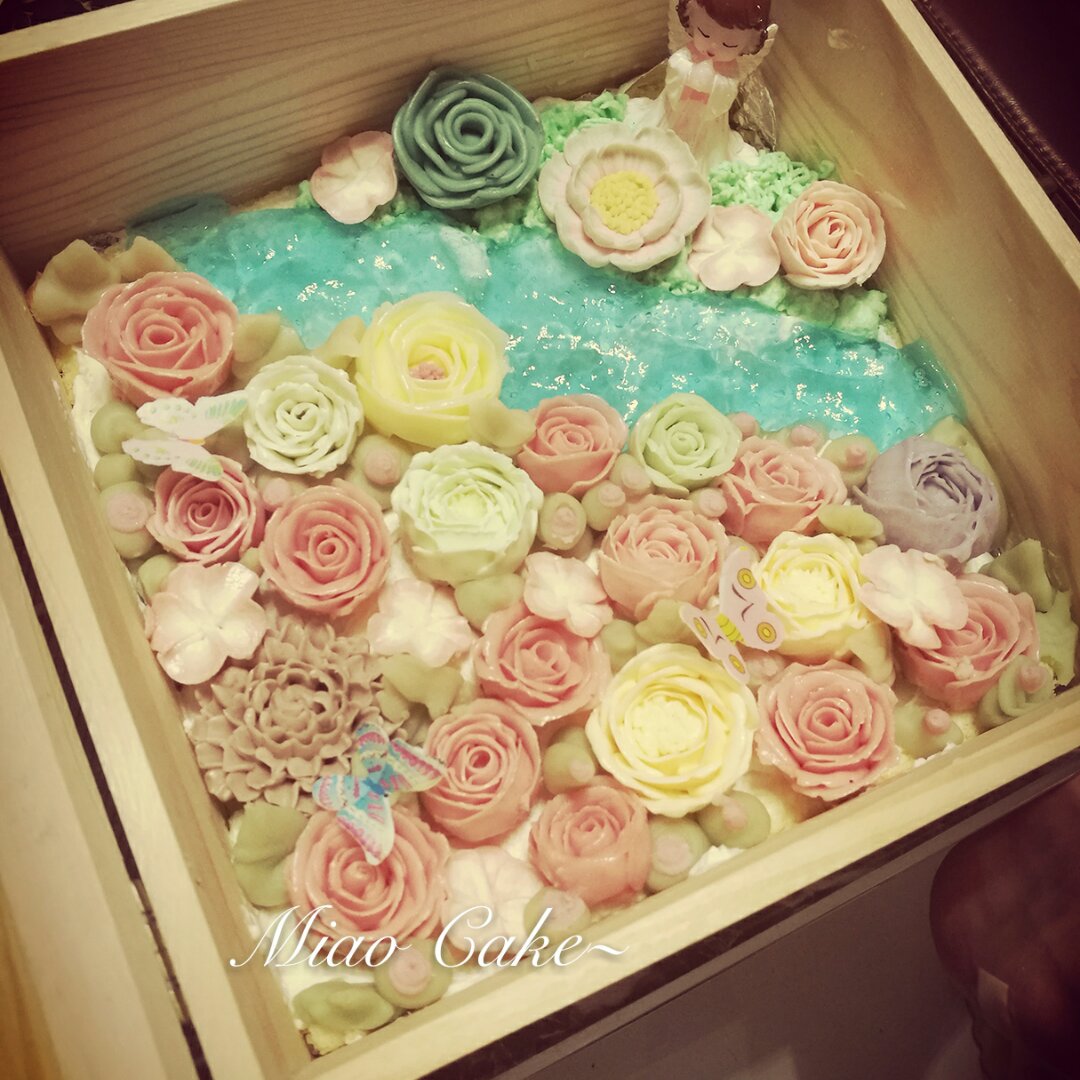 小麦子自创韩式裱花奶酪霜