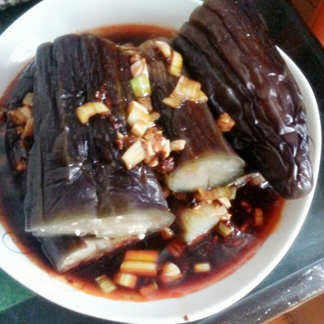 凉拌蒸茄子