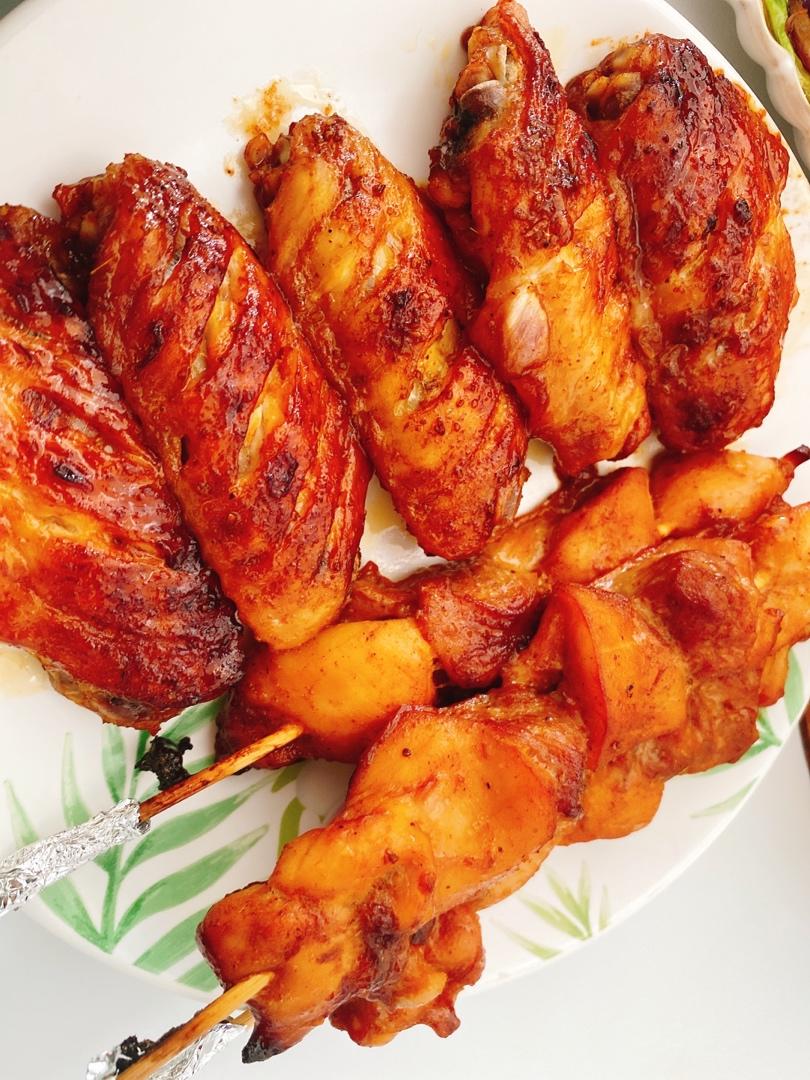 超嫩烤鸡肉串(by sususu726)