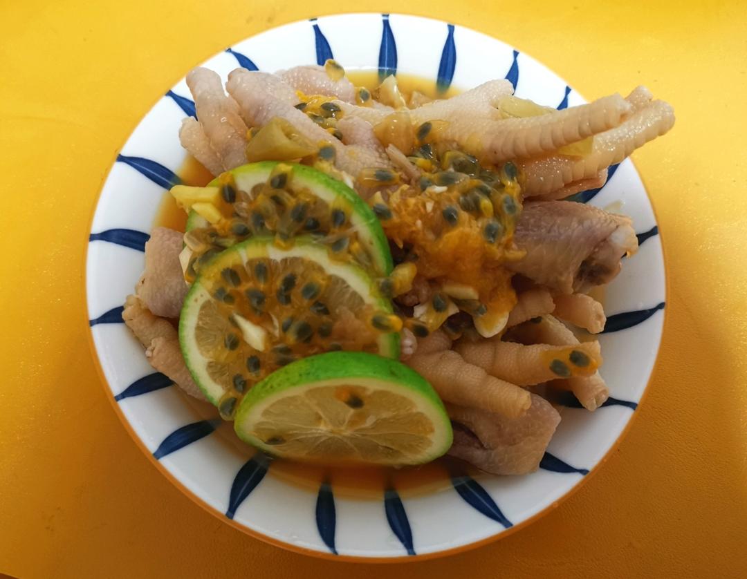 柠檬百香果无骨鸡爪