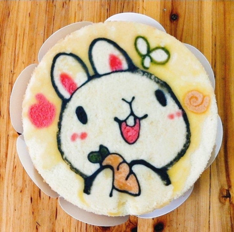 爆可爱的彩绘戚风蛋糕 让你每一次的戚风蛋糕都让人惊叹连连！！超详细教程！！