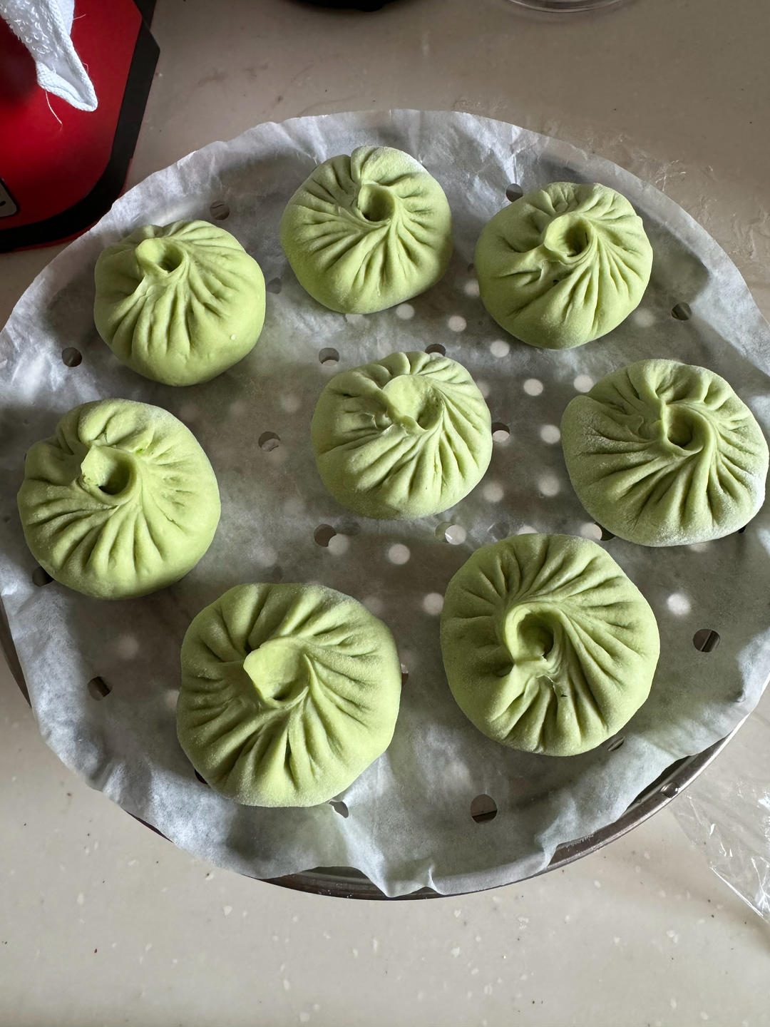 纯素馅，香菇油菜包的做法，营养鲜美，买都买不到