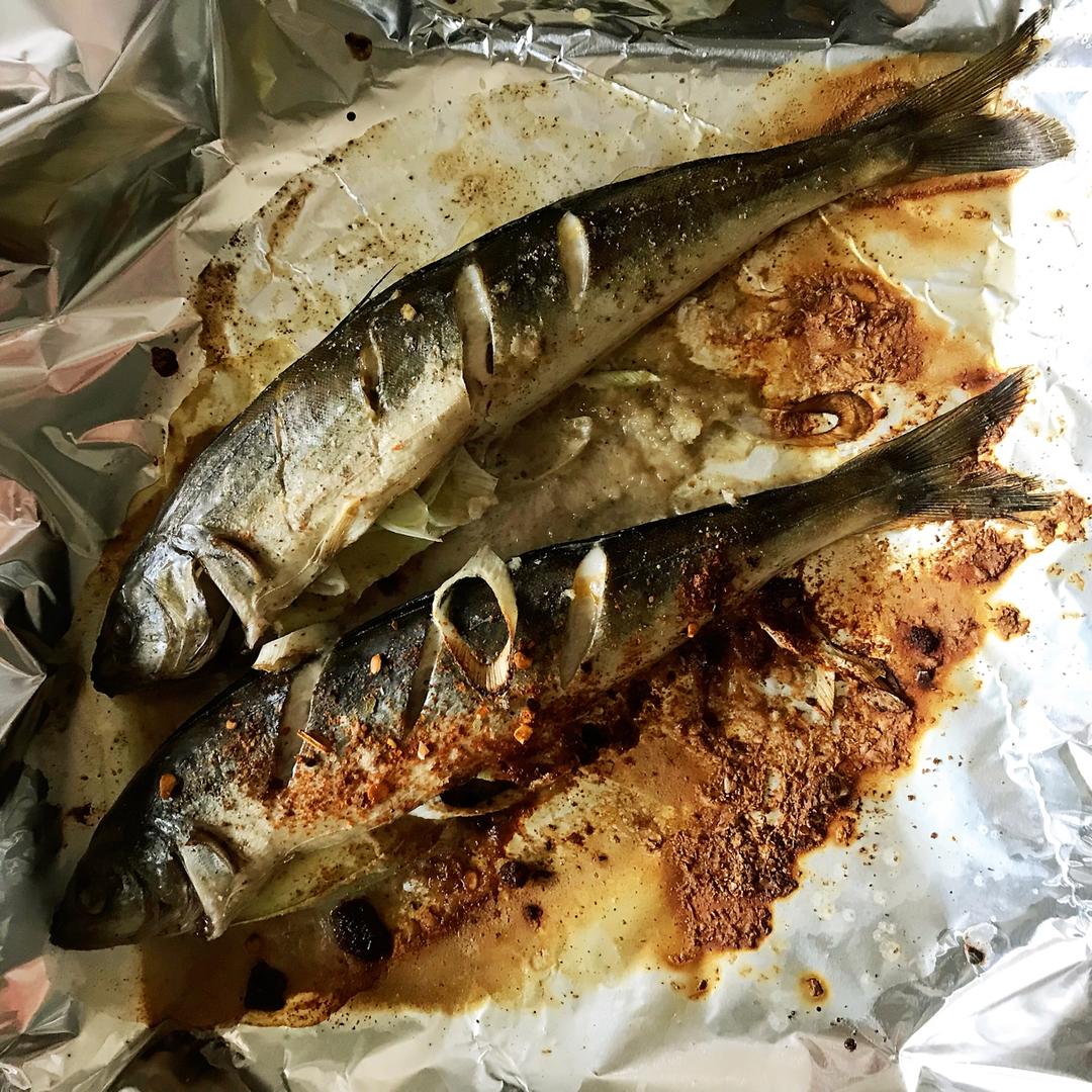 简单烤小黄花鱼