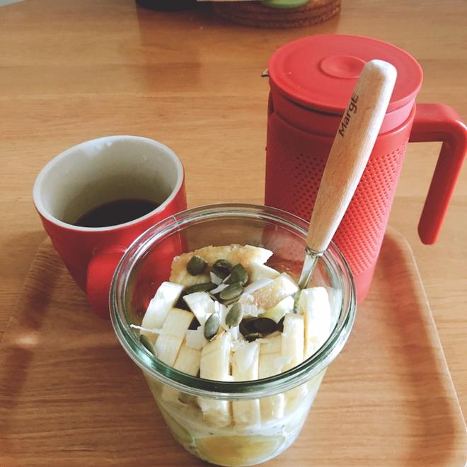10min快手素食水果椰奶燕麦早餐杯vagen的做法