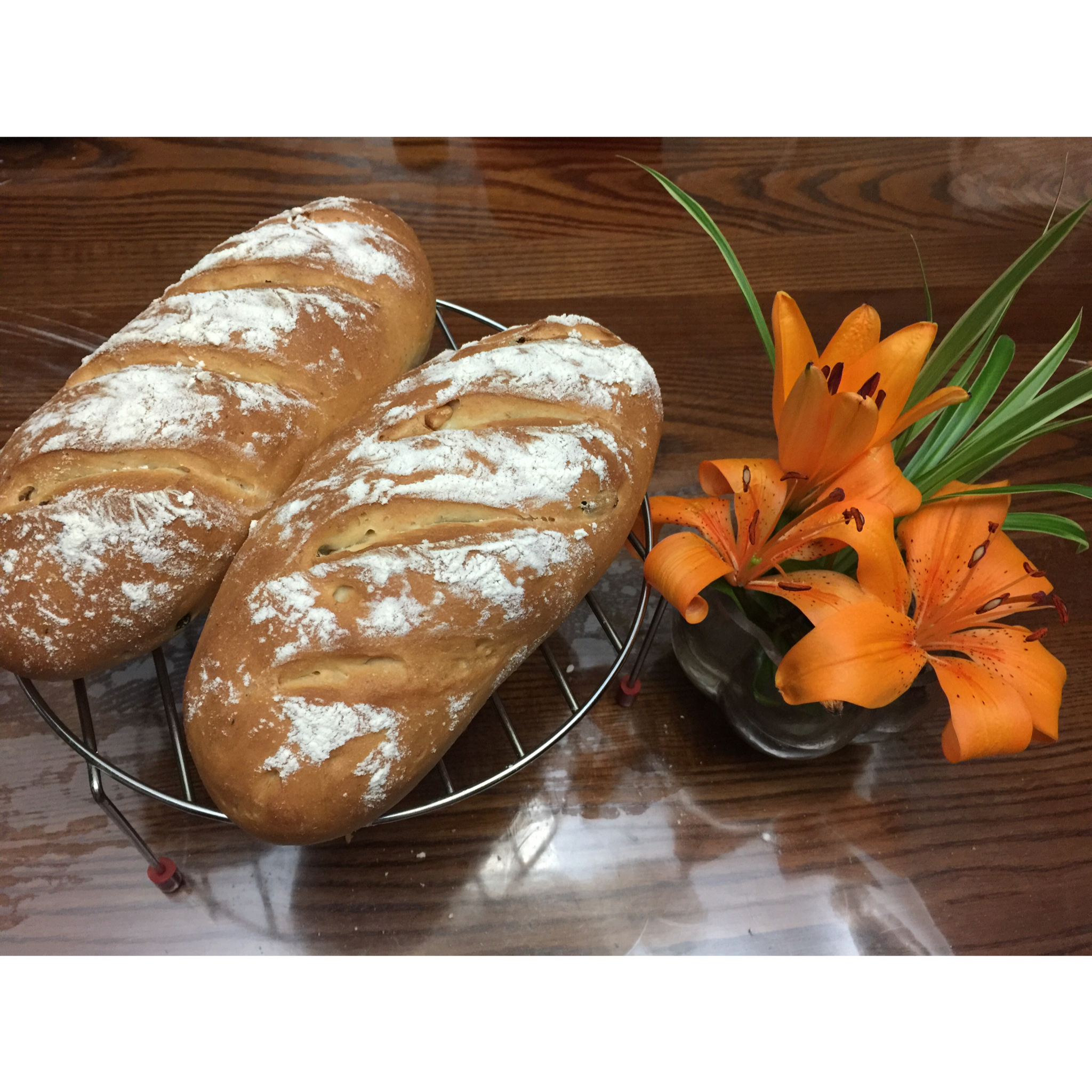 全麦核桃包～软欧包