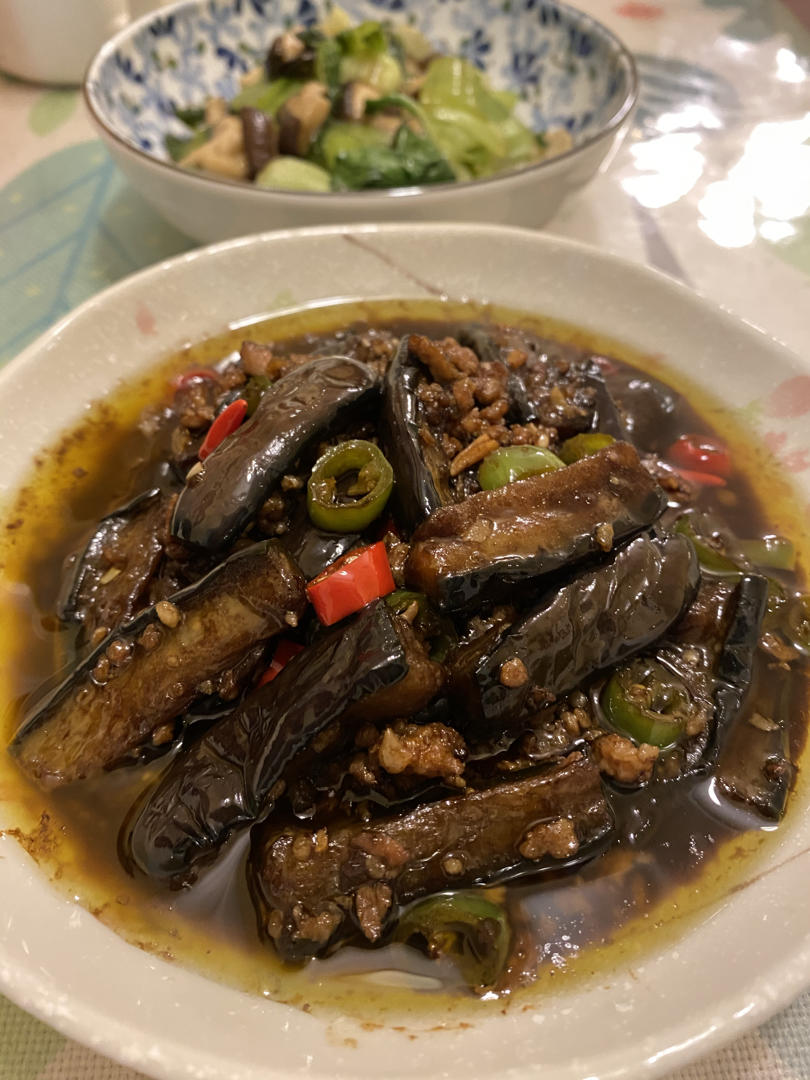 肉沫茄子（非油炸健康版）文末另附万能鱼香汁配方。