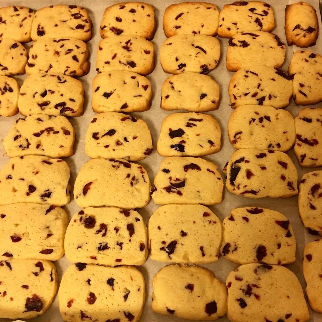 低糖少油版蔓越莓饼干