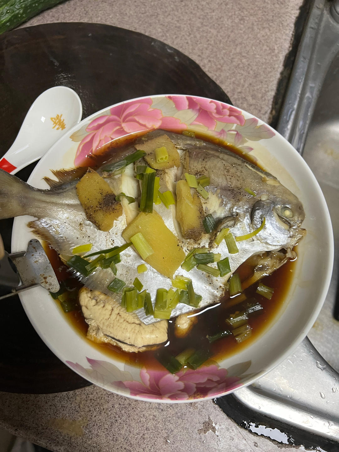 减脂餐之清蒸鲳鱼