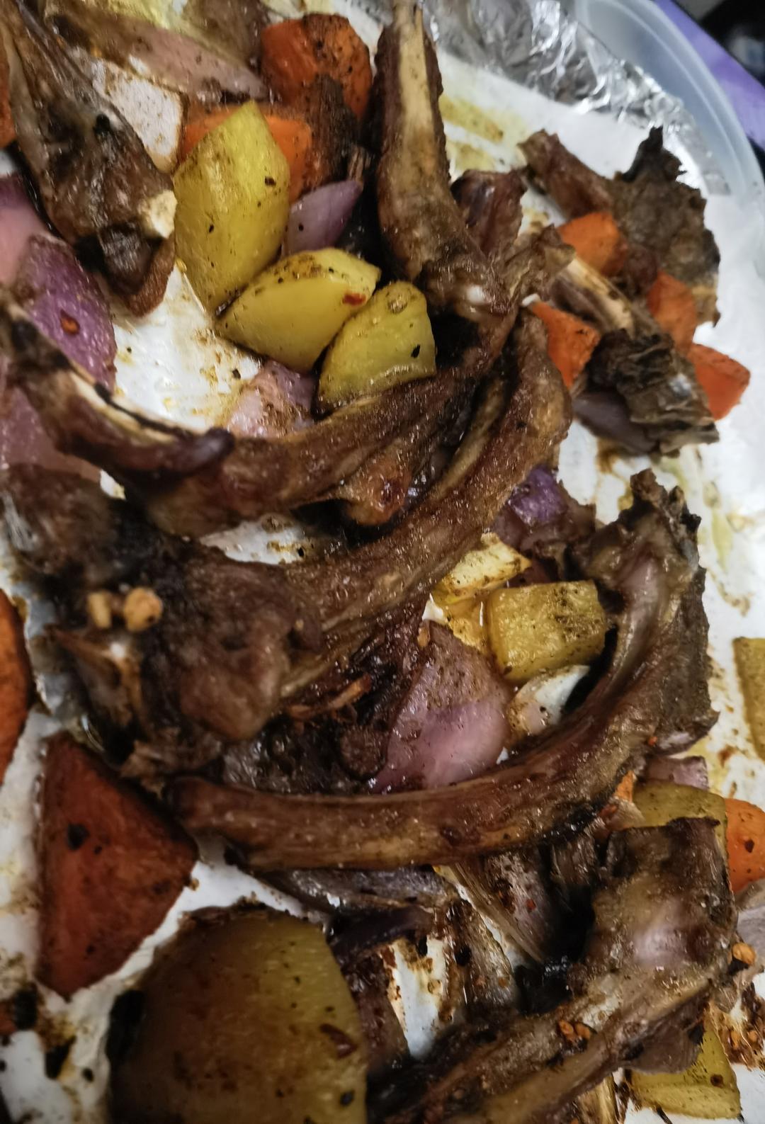 最简单的家庭版烤羊排