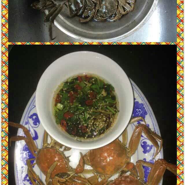 清蒸大闸蟹