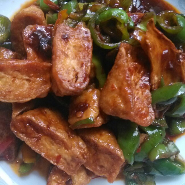 红烧臭豆腐