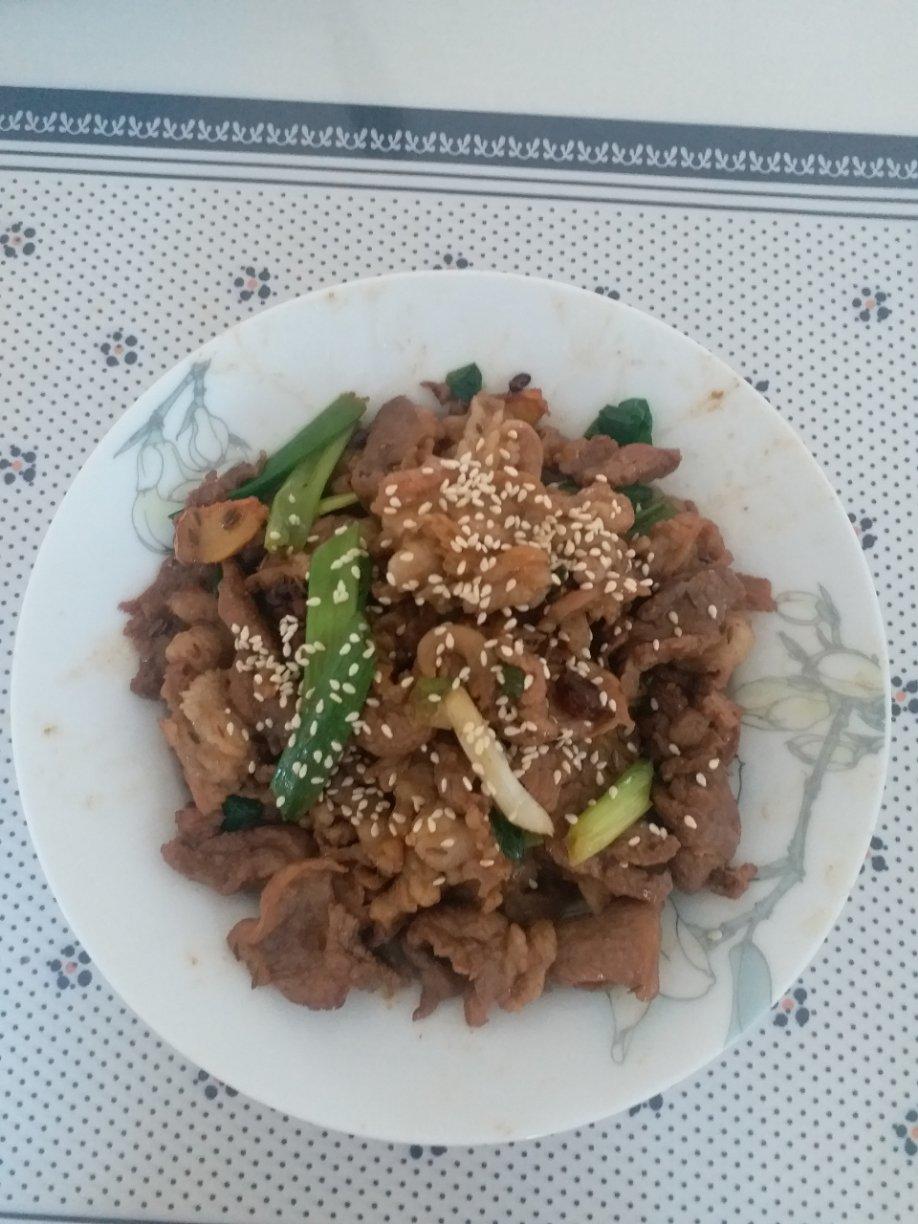 老北京葱爆羊肉(羊肉片版)