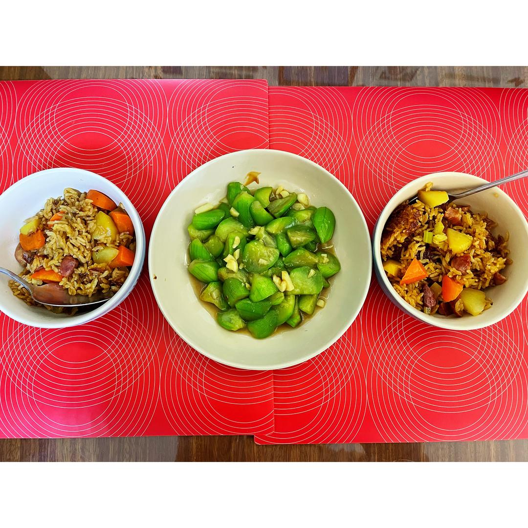 厨房小白都会做的快手菜～香肠闷饭