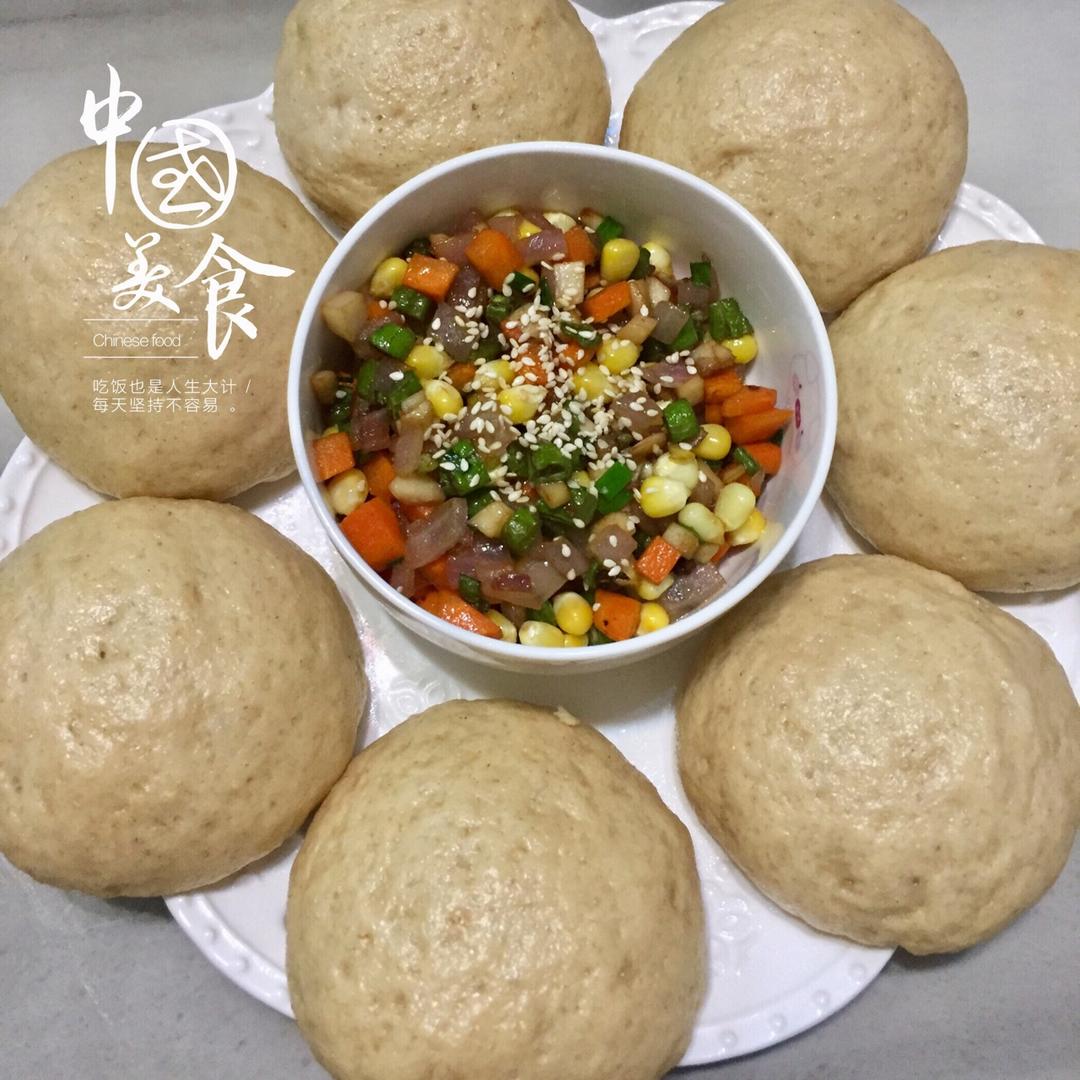 全麦窝窝头