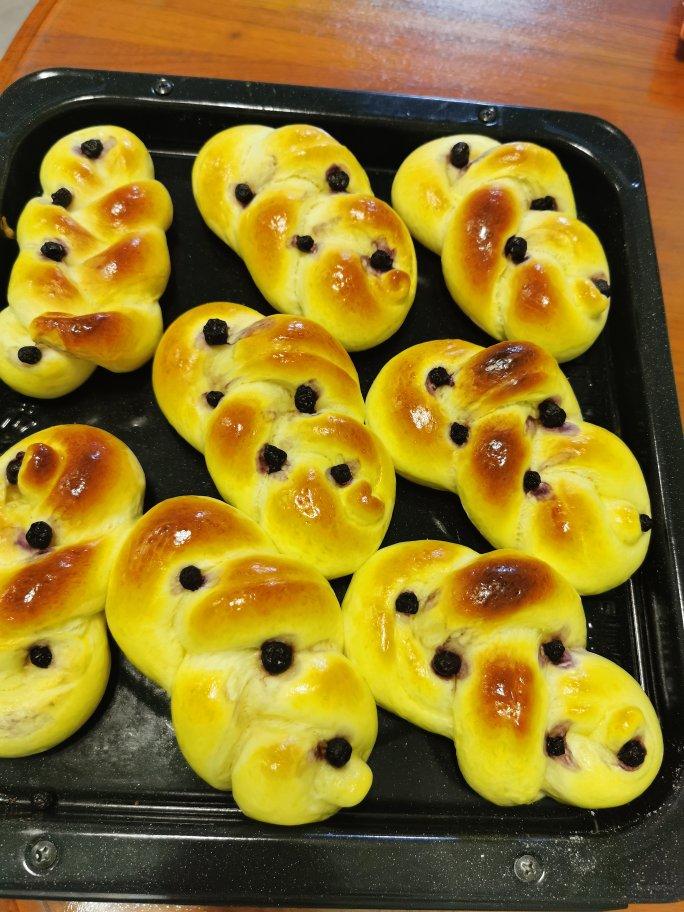 木蟹蟹做的北海道中种花式小面包