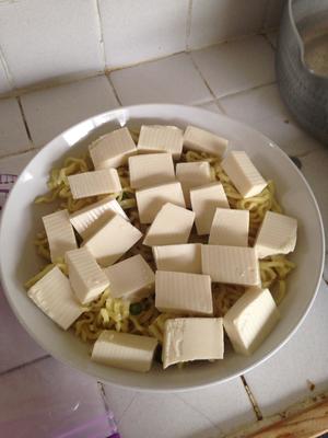微波炉麻婆豆腐面的做法 步骤2