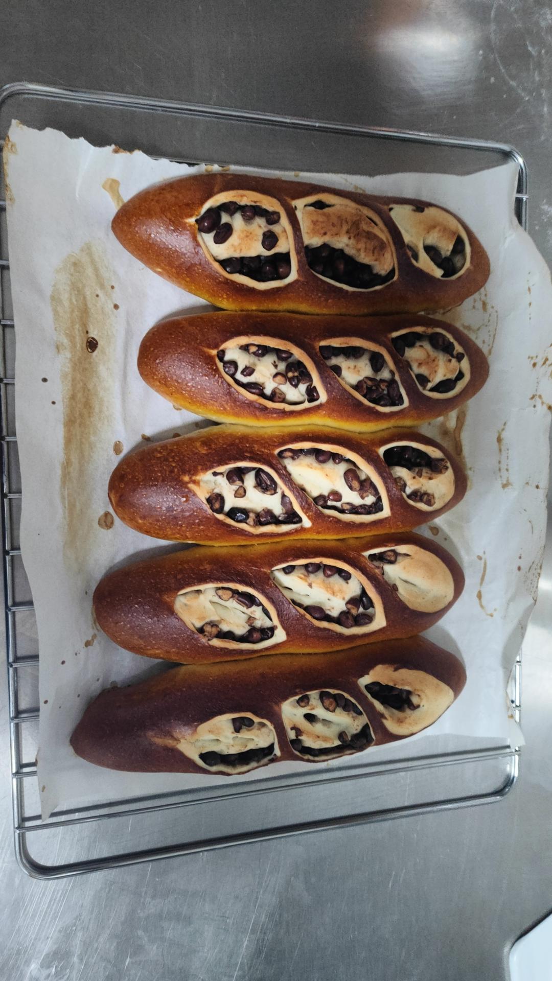 德式碱水面包｜红豆碱水面包｜0糖低卡｜超快手｜免发酵｜免手套膜｜免冷冻