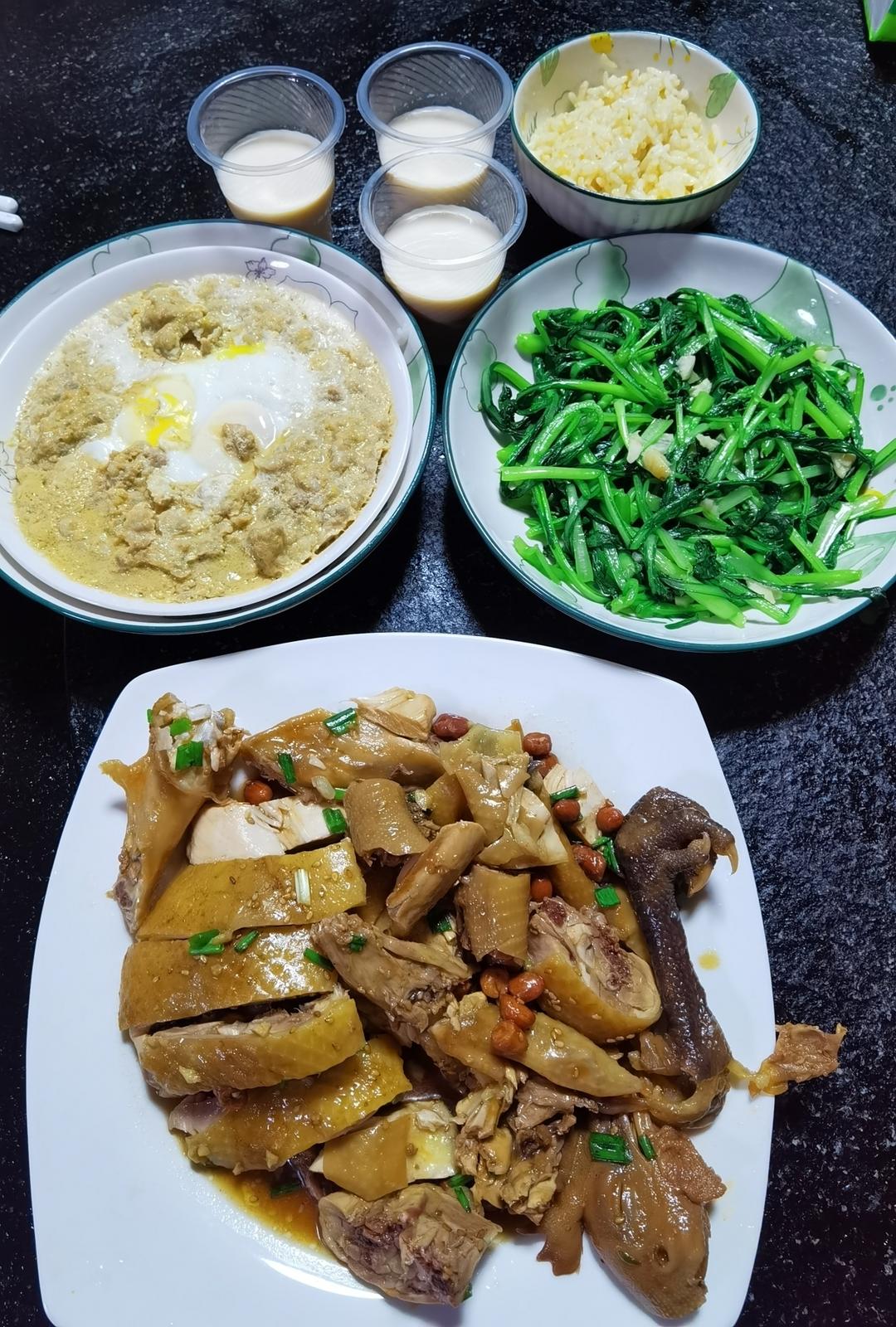 简单又好吃的肉饼蒸蛋