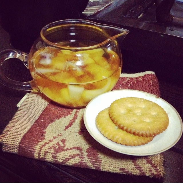 夏日冰爽蜜桃冰茶