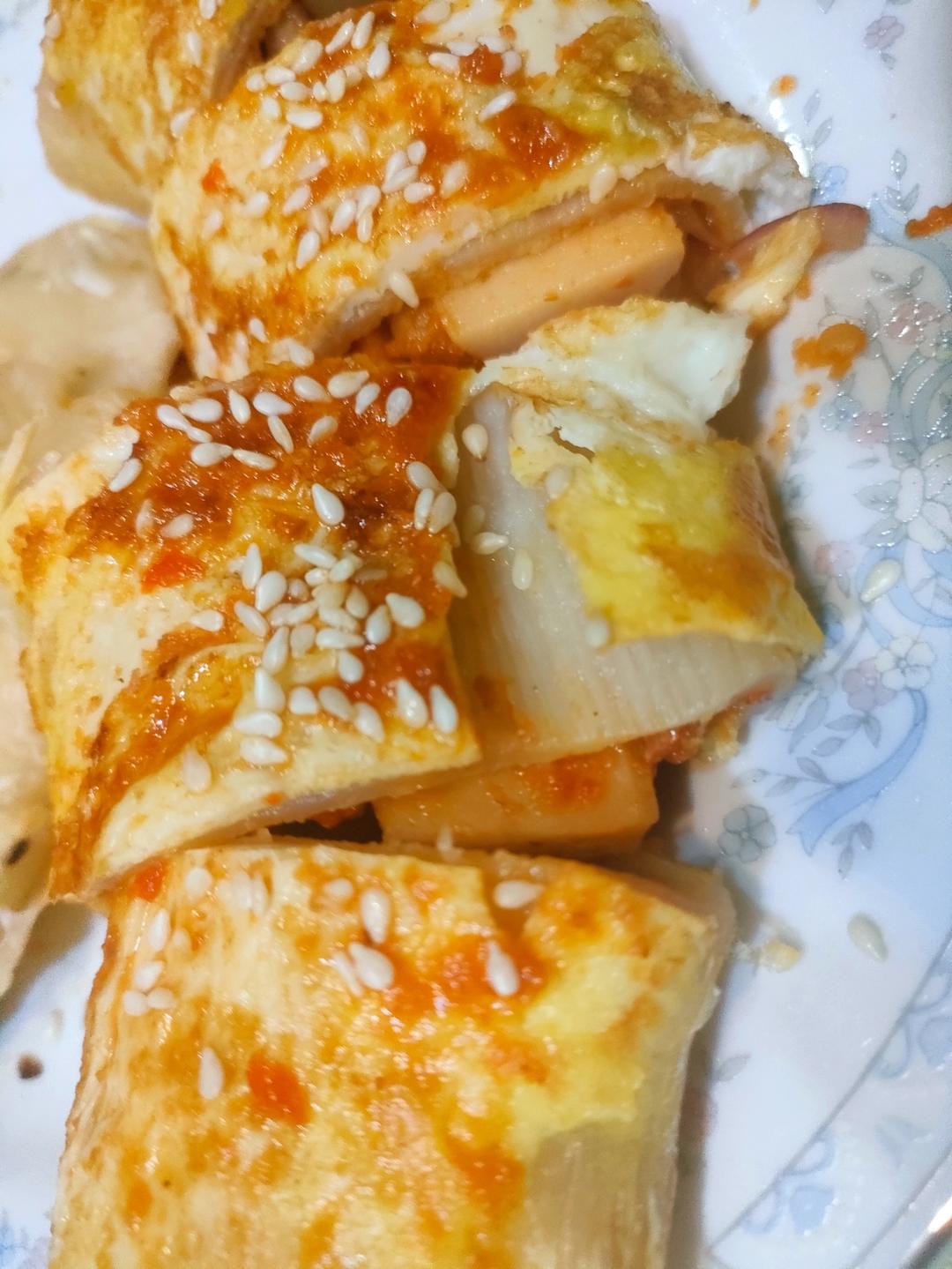 超级美味的东北烤冷面➕自制万能酱料【酱料是关键】