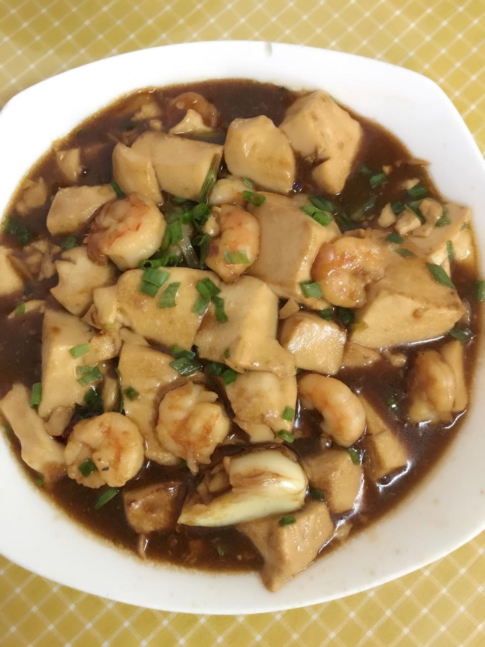 虾仁豆腐