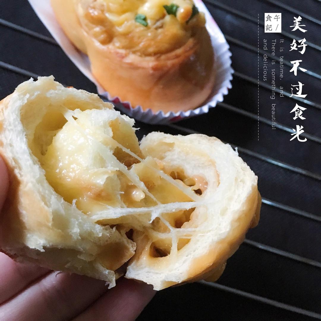 培根芝士面包（液种+烫种）