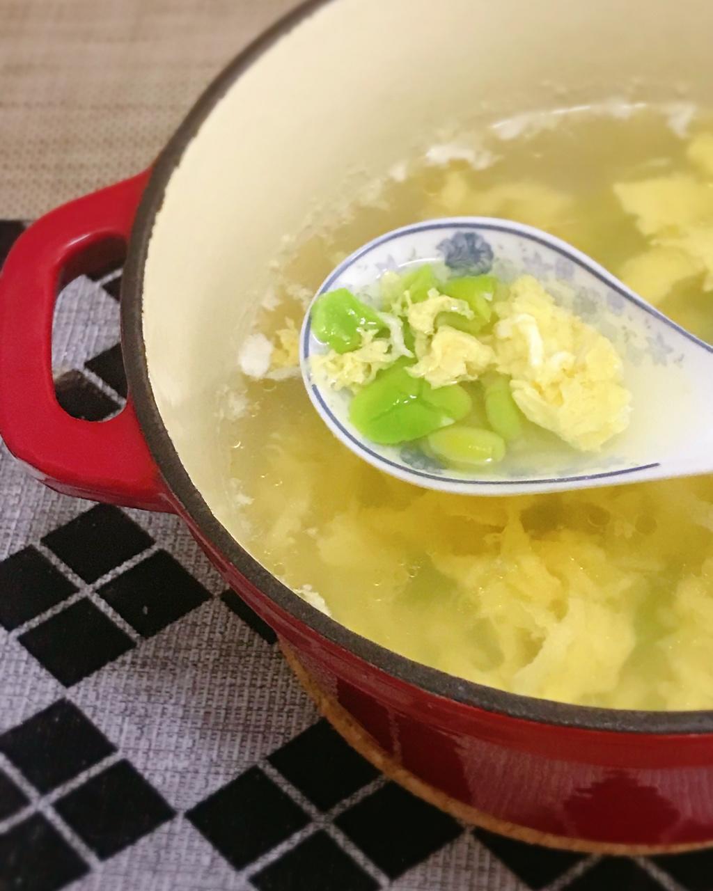 蚕豆鸡蛋汤