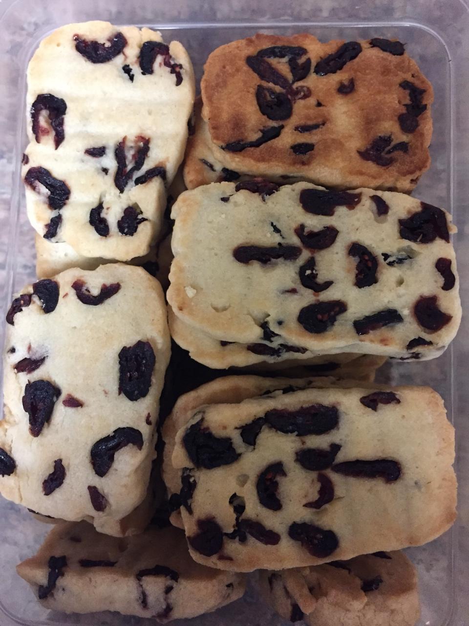 淡奶蔓月莓饼干