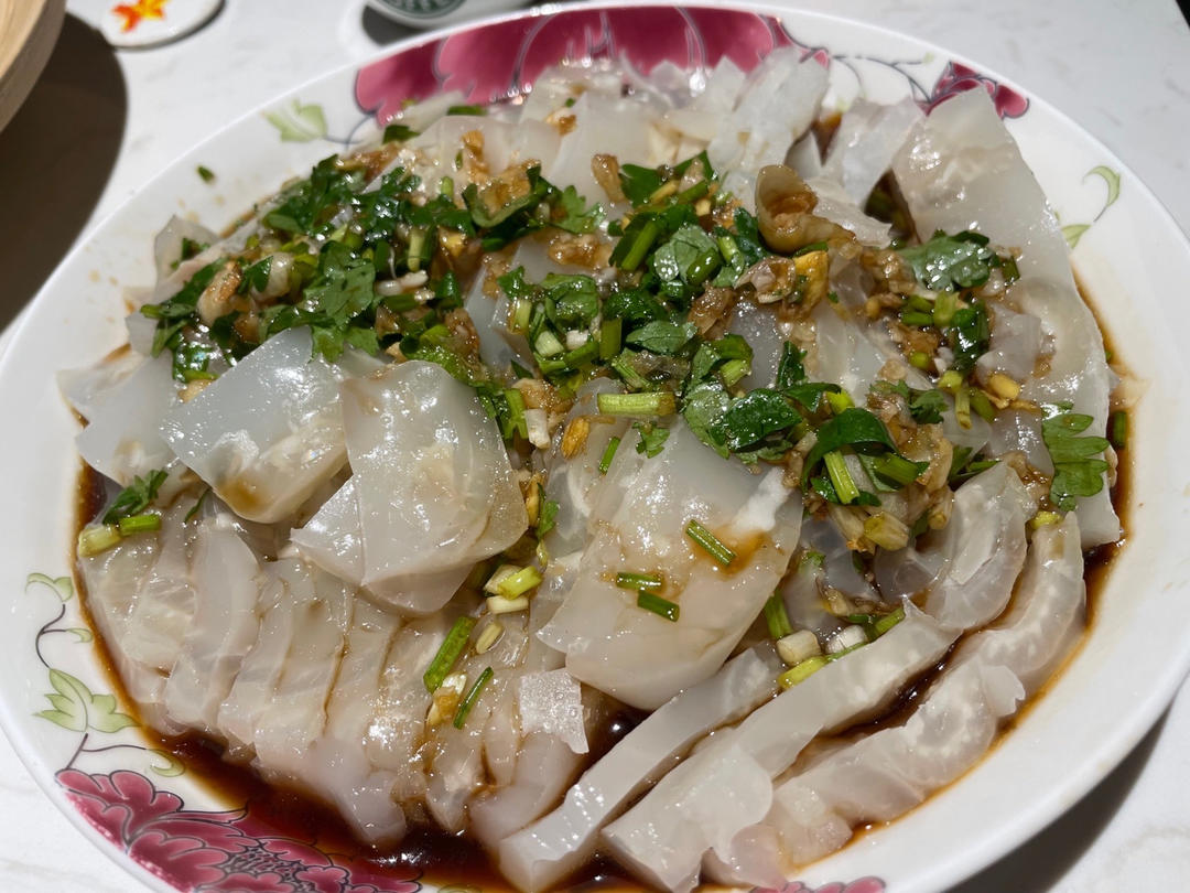 凉拌皮冻