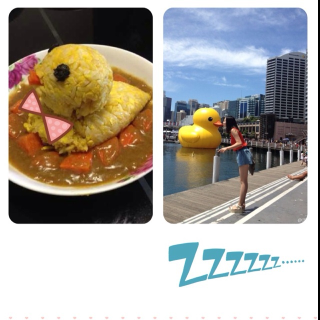 b.duck大黄鸭洗澡黄金咖喱饭