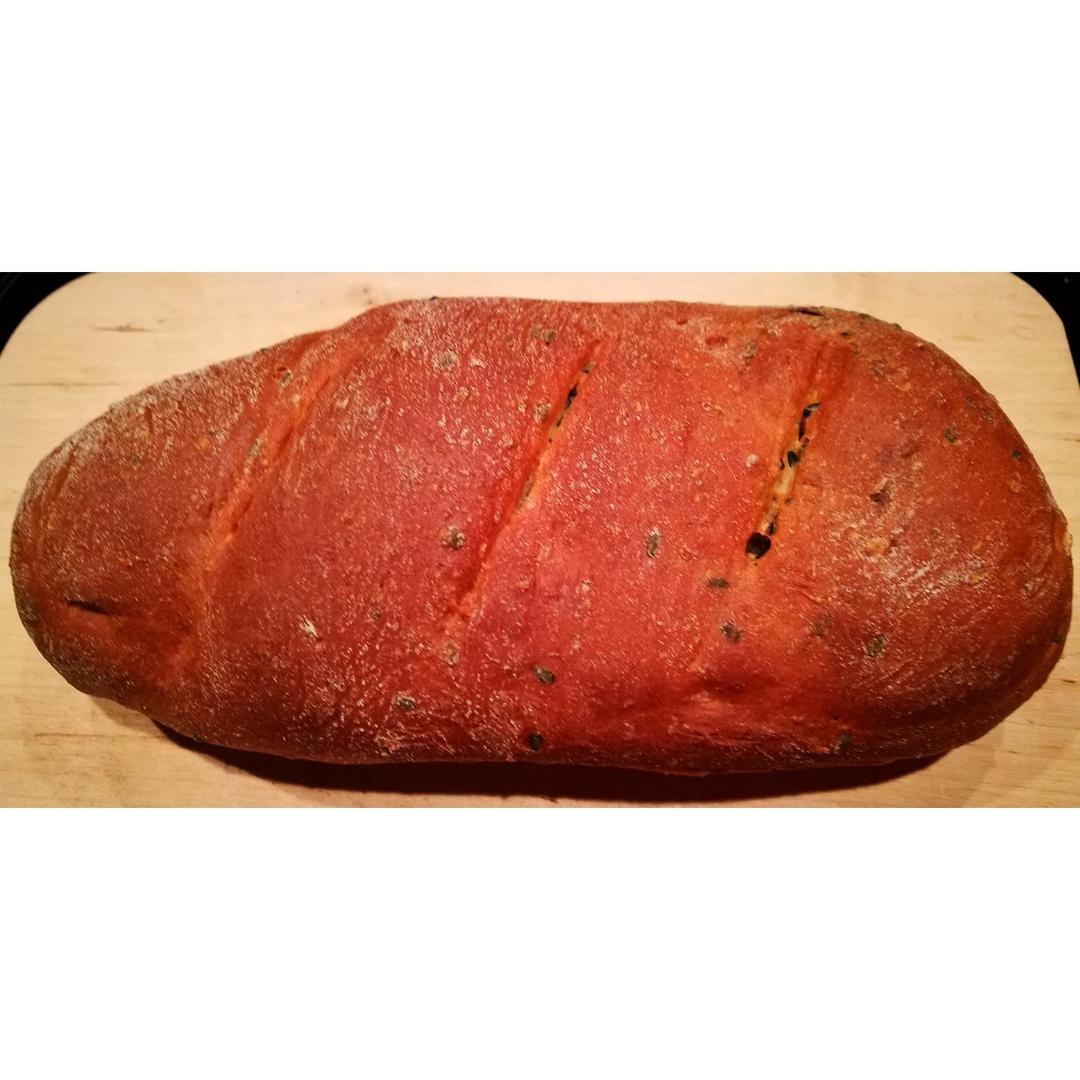 黑麻核桃全麦面包