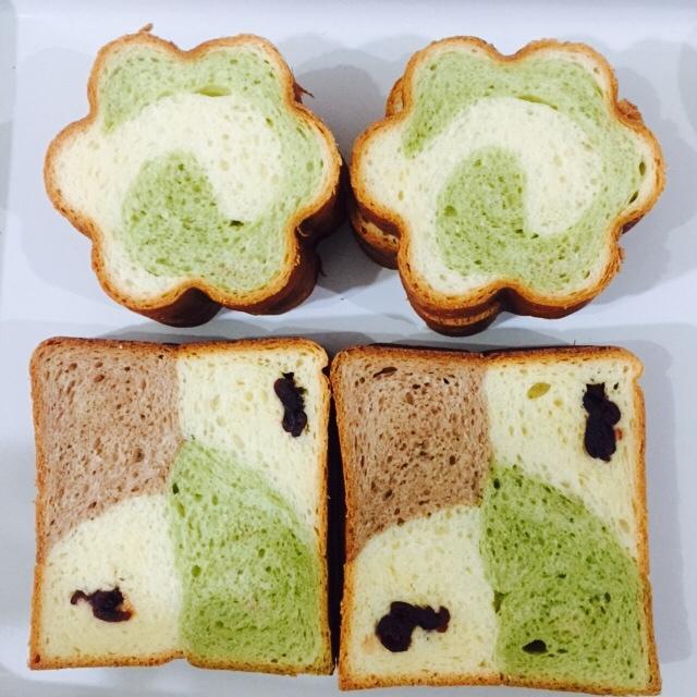 蔓越莓三色吐司