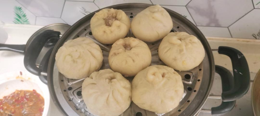 新手教程：详细肉包子教程，零失败，满满tips（发面，和馅，擀皮，包法）