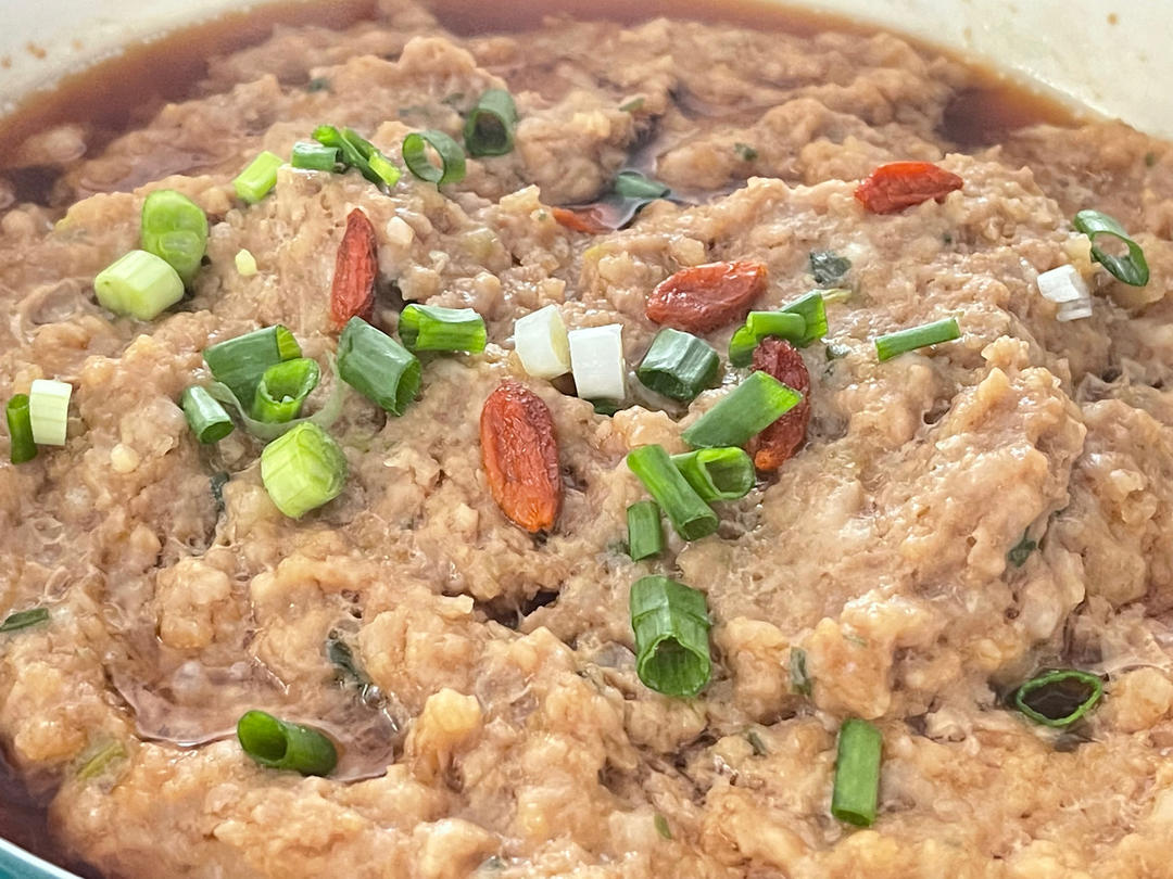 孩子爱吃的蒸肉饼