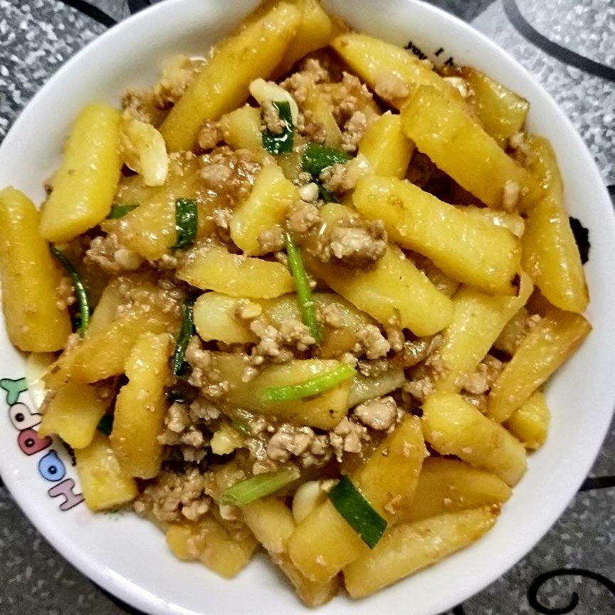 土豆肉末