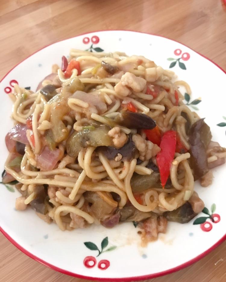 茄子焖面