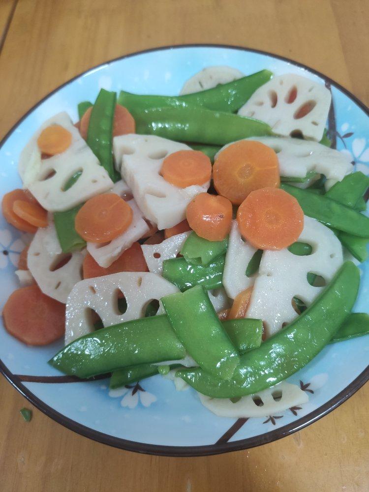 三色小素炒（夏天的清爽）