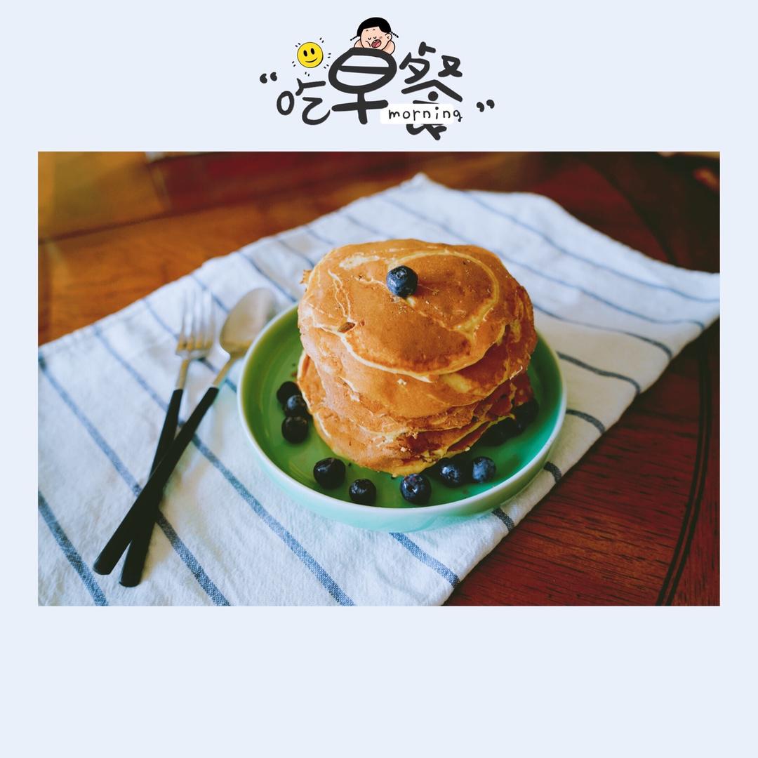 超级简单pancake【无黄油健康版】