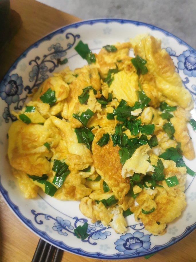 小葱炒鸡蛋