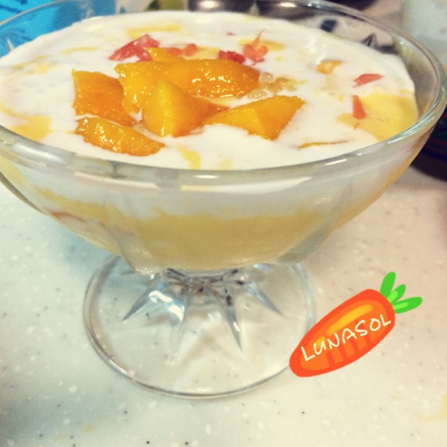 不输甜品店的杨枝甘露